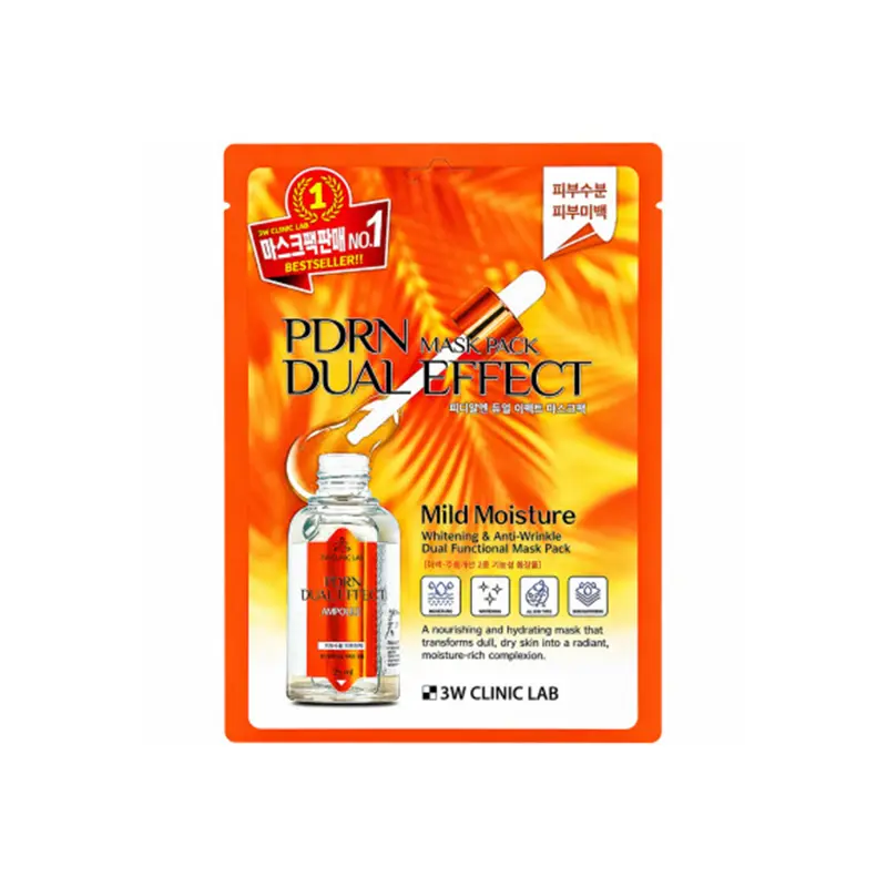3W Clinic PDRN Dual Effect Mask Pack, 25 ML