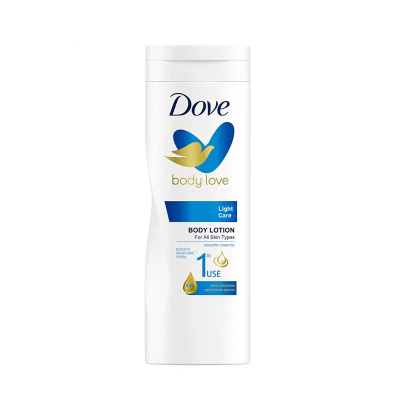 Dove Body Love Light Care Body Lotion for All Skin Types, 400 ML