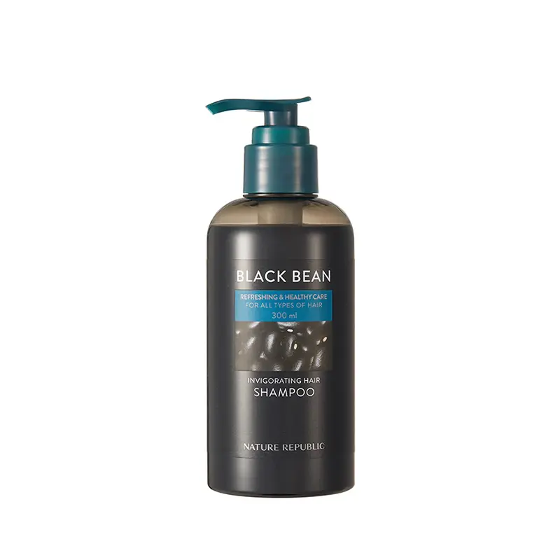 Nature Republic Black Bean Refreshing And Healthy Care Invigorating Hair Shampoo, 300 ML
