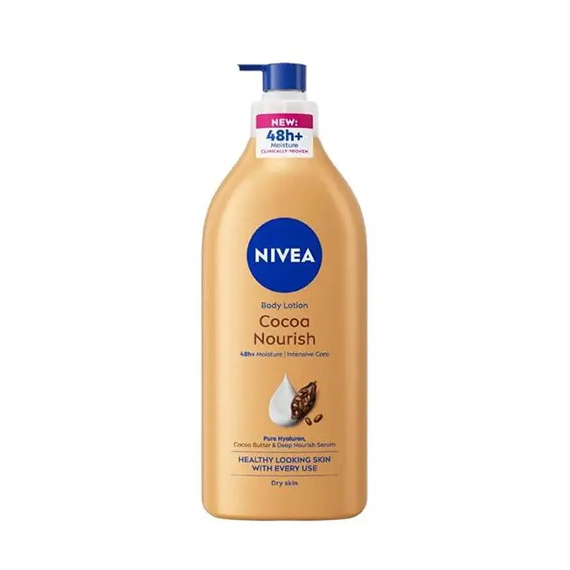 Nivea Cocoa Nourish Body Lotion 48h+ Moisture, 625 ML