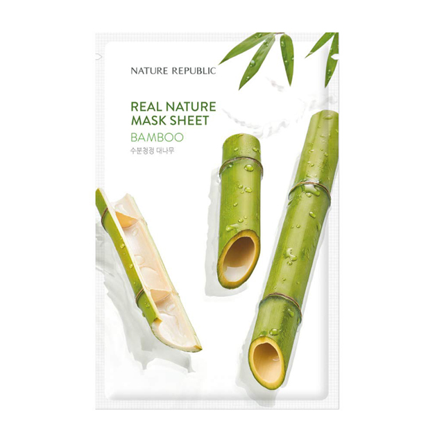 Nature Republic REAL NATURE BAMBOO MASK SHEET(RR), 23 ML