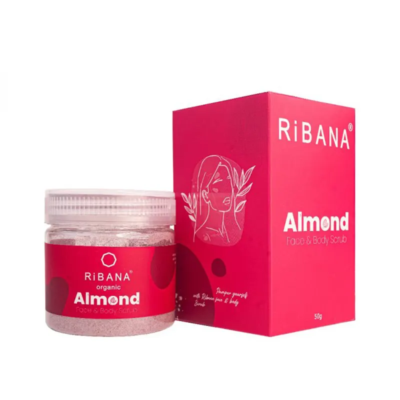 Ribana Almond Face & Body Scrub, 50 GM