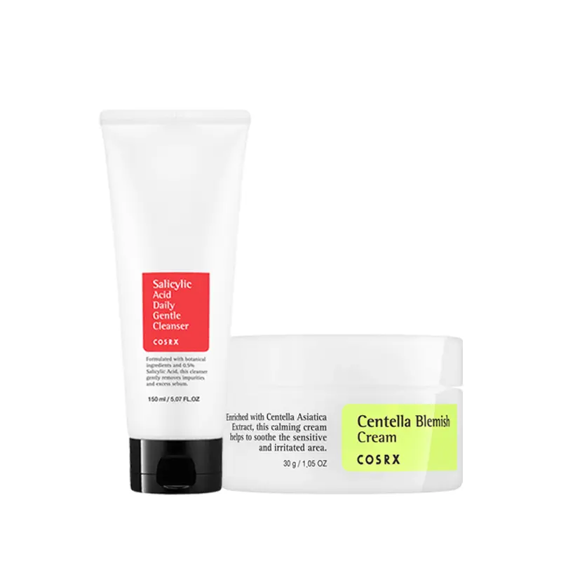 Cosrx Combo Offer 5( COSRX Blemish cream 30 ML & COSRX Salicylic Acid Cleanser 150 ML)