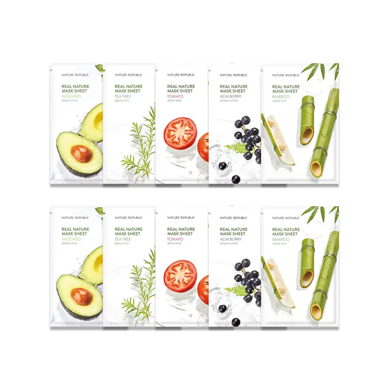 Real Nature Super Ten Sheet Masks, 230 ML