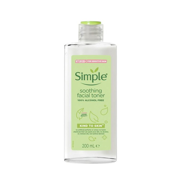 Simple Kind to Skin Soothing Facial Toner, 200ML