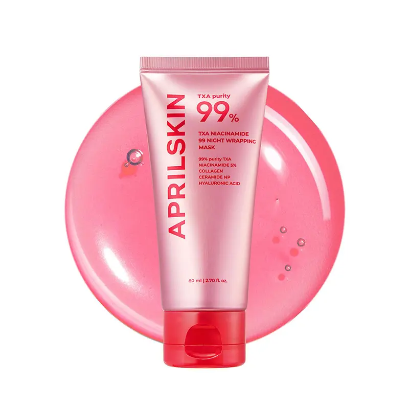 AprilSkin TXA Niacinamide 99 Night Wrapping Mask, 80 ML