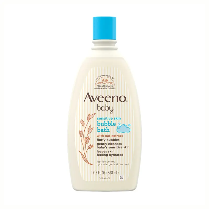 Aveeno Baby Sensitive Skin Bubble Bath, 568 ML