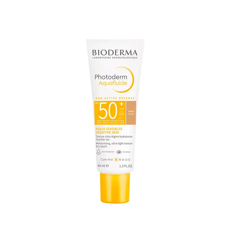 Bioderma Photoderm Aquafluide Sun Active Defense SPF50+ Golden, 40 ML