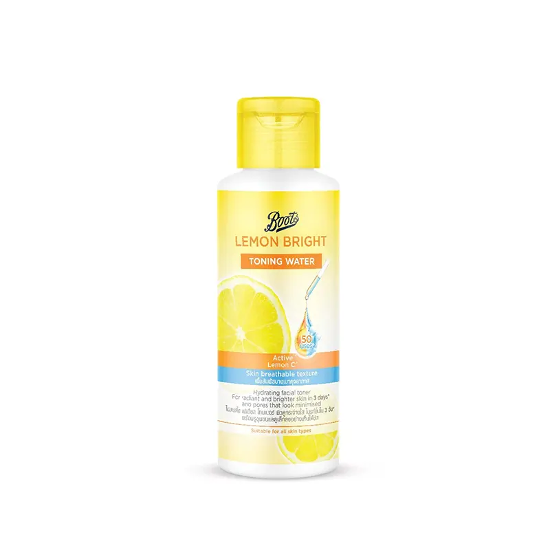 Boots Lemon Bright Toning Water, 100 ml