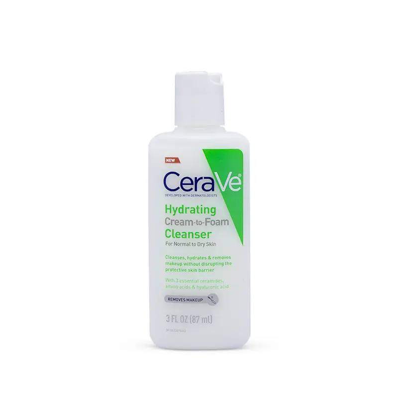 Cerave Hydrating Cream To Foam Cleanser, 87 ML
