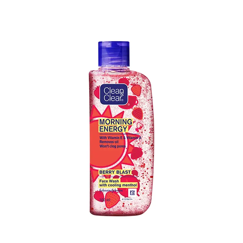 Clean & Clear Morning Energy Berry Blast Face Wash, 100 ML