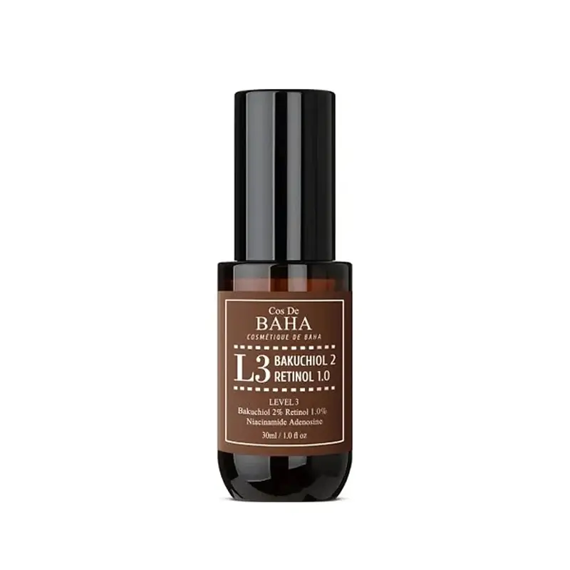 Cos De Baha L3 Bakuchiol 2 & Retinol Serum 1.0, 30 ML