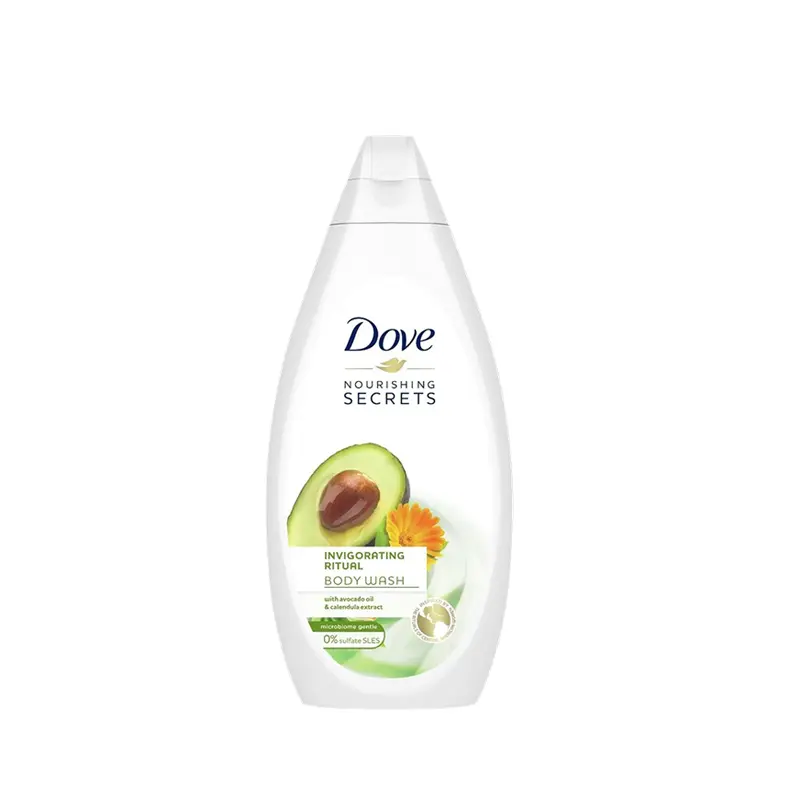 Dove Invigorating Ritual Body Wash With Avocado Oil & Calendula Extract, 500 ML