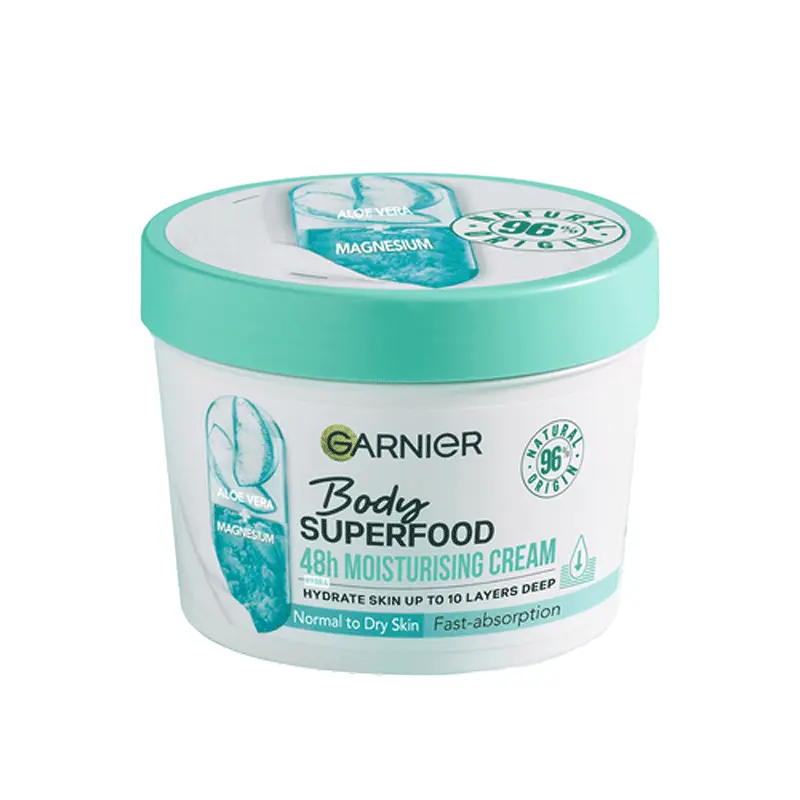 Garnier Body Superfood Aloe Vera & Magnesium Normal to Dry skin, 380 ML