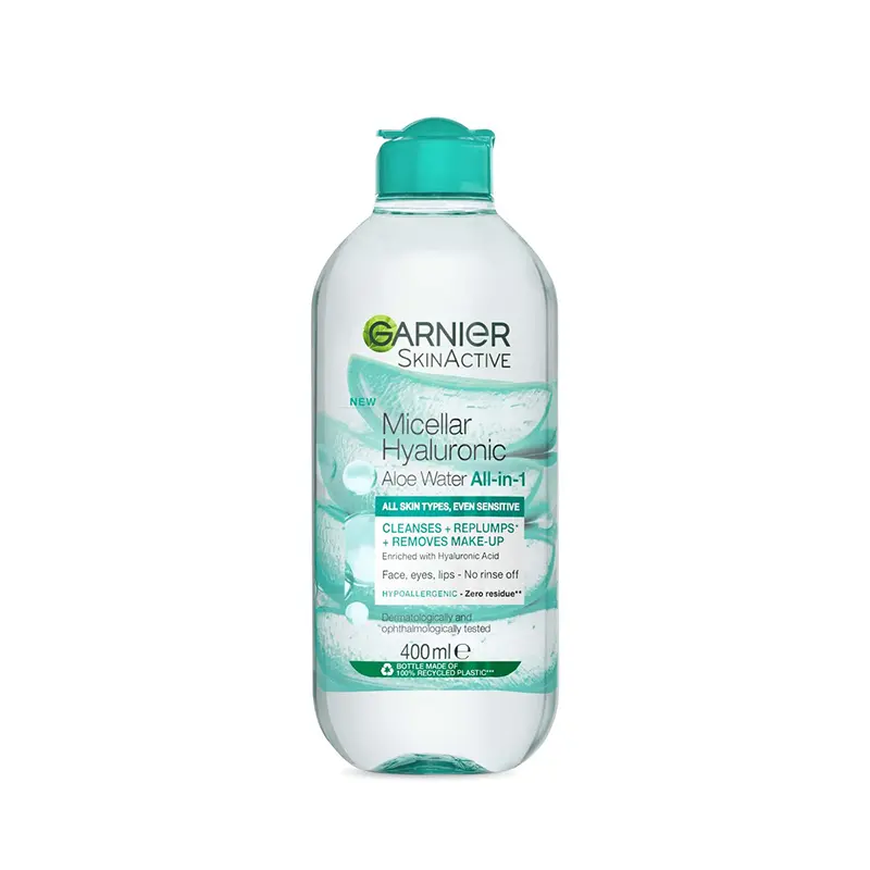 Garnier Hyaluronic Aloe Water Micellar Cleansing Water, 400 ML