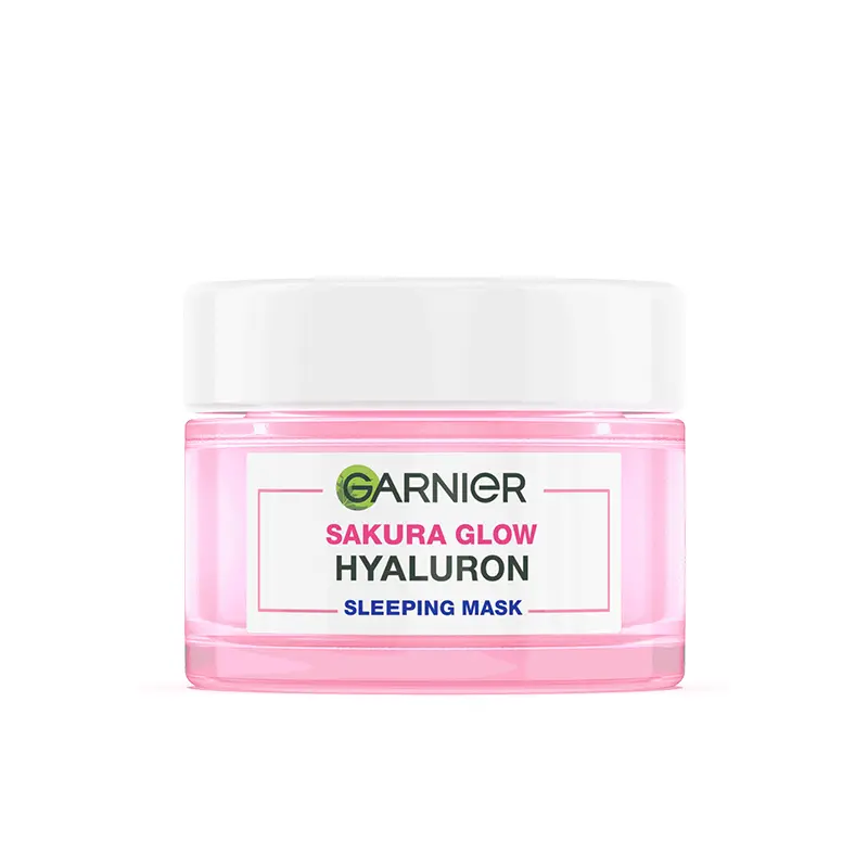 Garnier Sakura Glow Hyaluron Sleeping Mask Night Cream, 50 ML