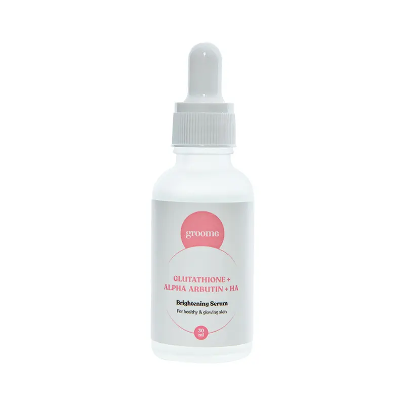 Groome Glutathione + Alpha Arbutin +HA Brightening Serum, 30 ML