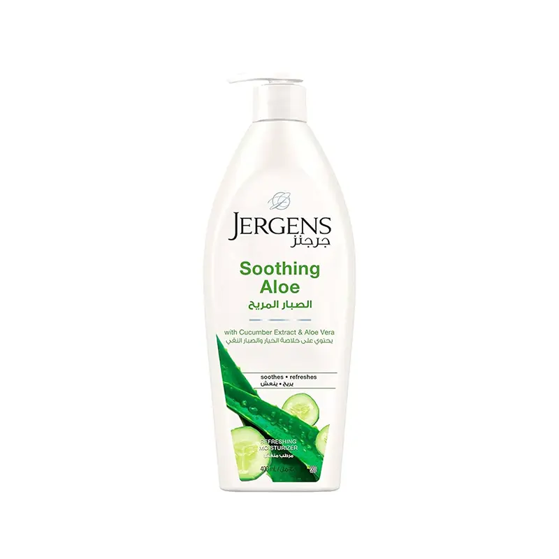 Jergens Soothing Aloe Refreshing Moisturizer, 400 ML