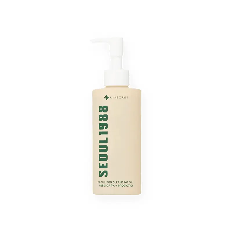 K Secret Seoul 1988 Cleansing Oil: Pine Cica 1% + Probiotics, 200 ML