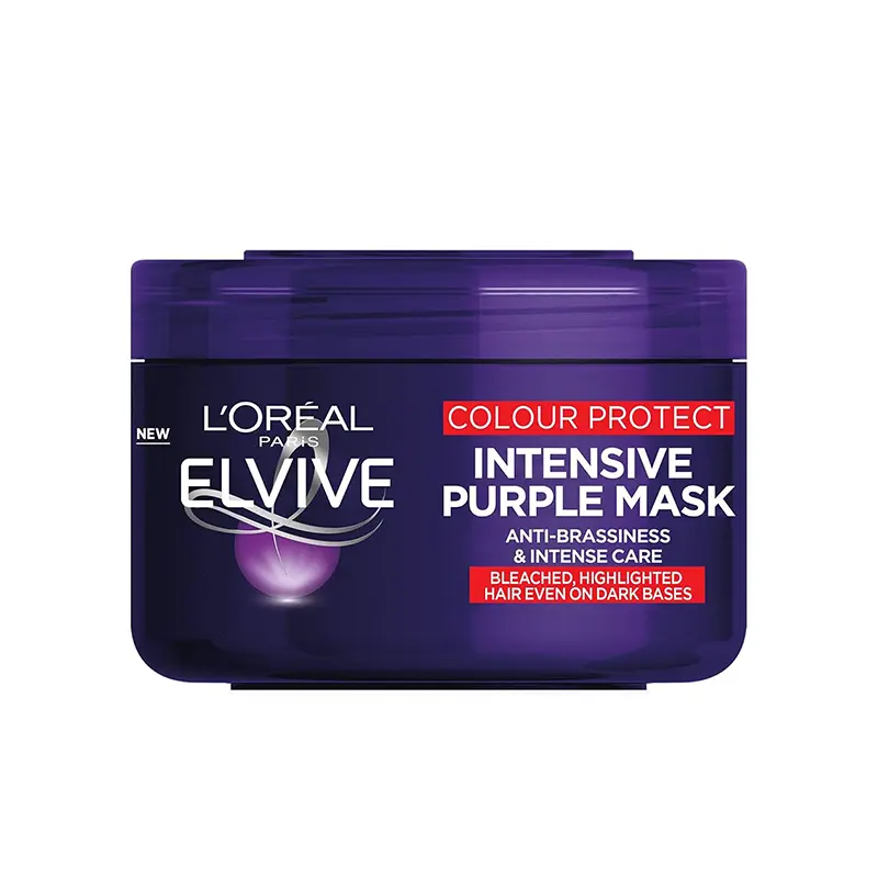 LOreal Paris Elvive Colour Protect Intensive Purple Mask Anti-Brassiness & Intense Care