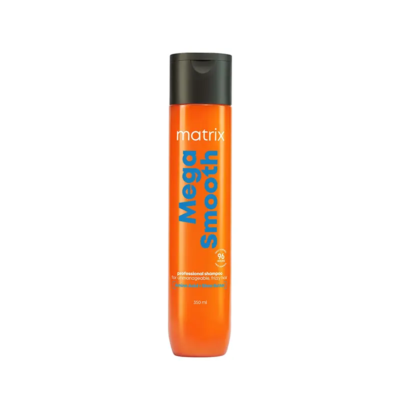 Matrix Mega Smooth Professional Shampoo For Unmanageable Frizzy Hair Amino Acid + Shea Butter, 350 ML
