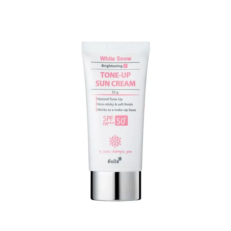 Nella White Snow Brightening Fermented Tone Up Sun Cream SPF50+ PA++++, 50 GM