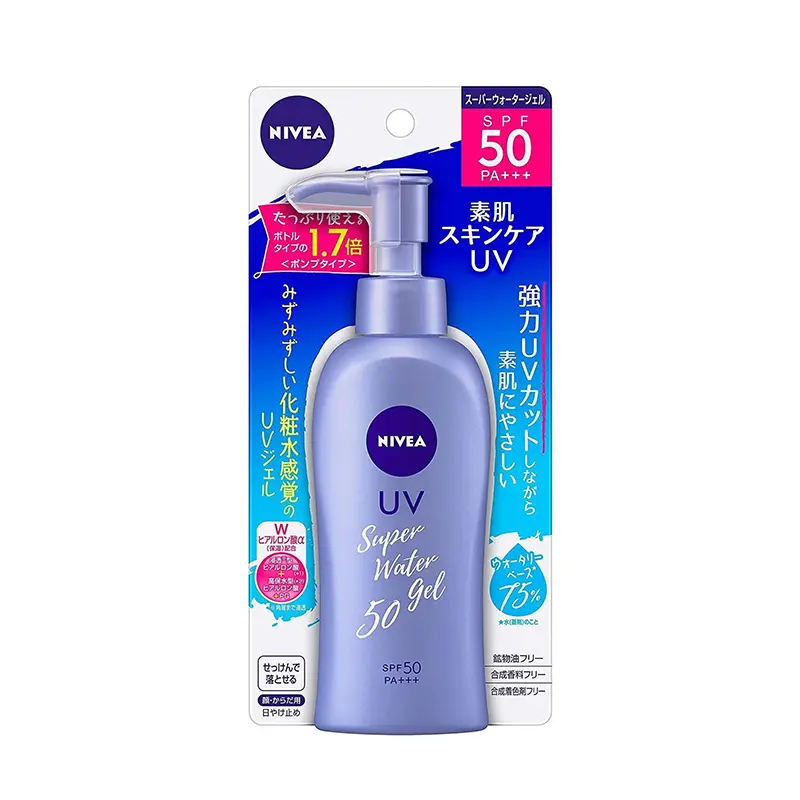 Nivea UV Super Water Gel Sunscreen SPF50 PA+++, 140 GM