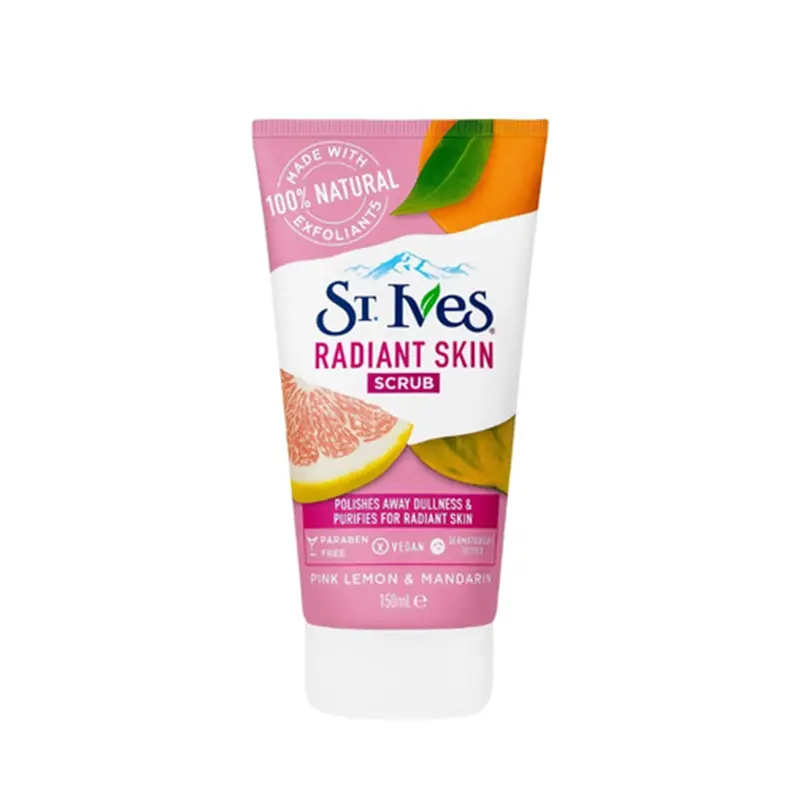 St. Ives Pink Lemon & Mandarin Radiant Skin Scrub, 150 ML