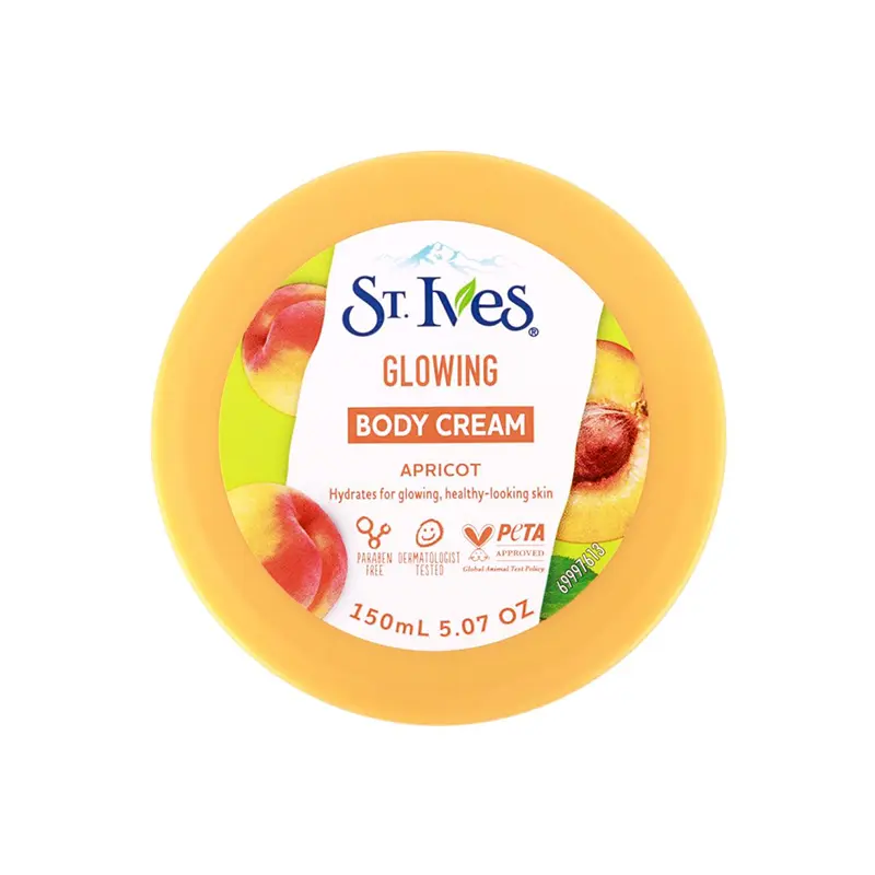 St Ives Glowing Body Cream Apricot, 150 ML
