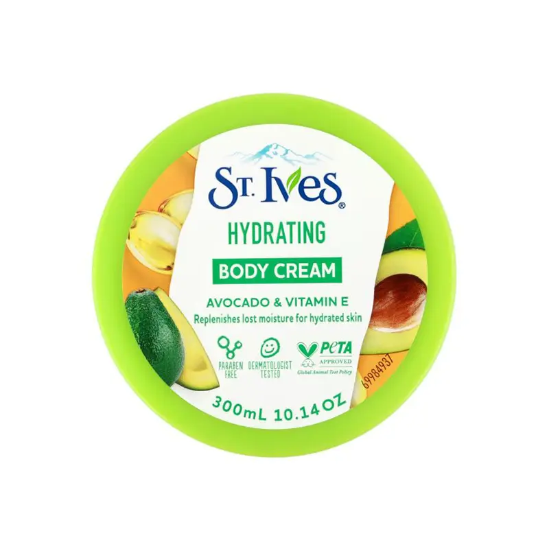 St Ives Hydrating Body Cream Avocado & Vitamin E, 150 ML