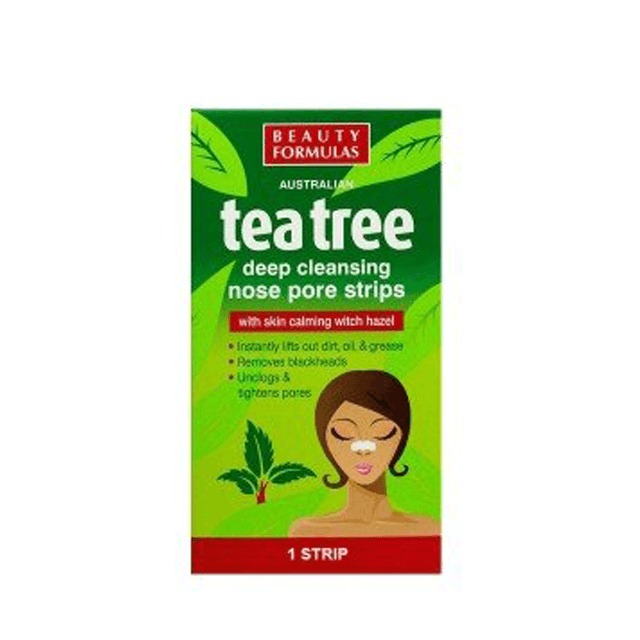 Beauty Formulas Tea Tree Deep Cleansing Nose Pore Strip
