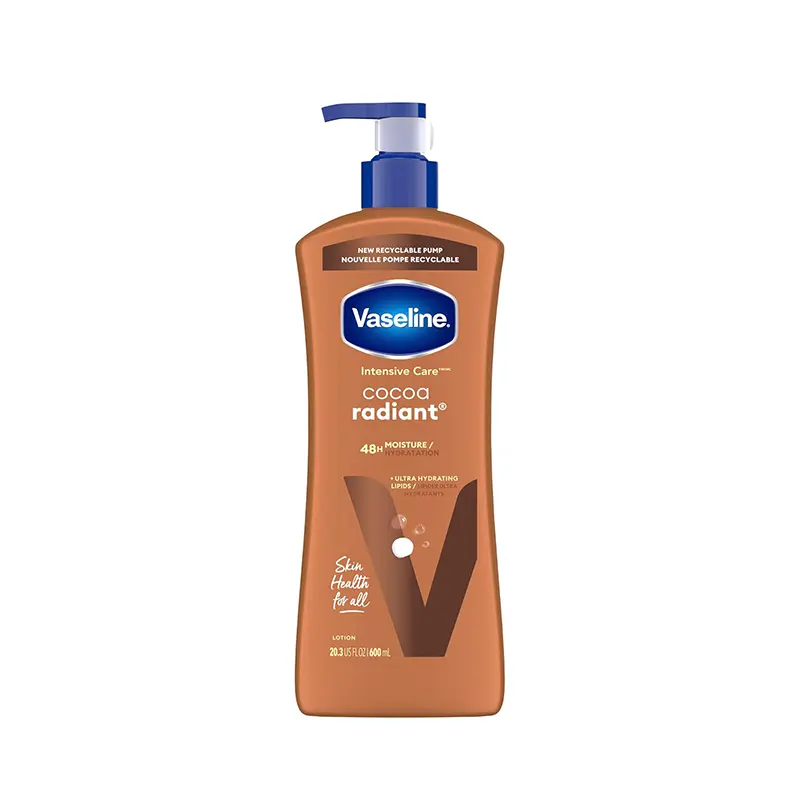 Vaseline Intensive Care Cocoa Radiant Body Lotion, 600 ML