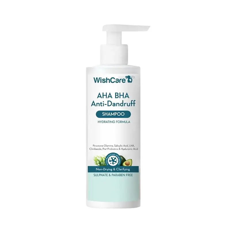WishCare AHA BHA Anti-Dandruff Shampoo, 250 ML
